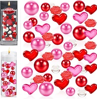 Floating Valentine vase ornaments